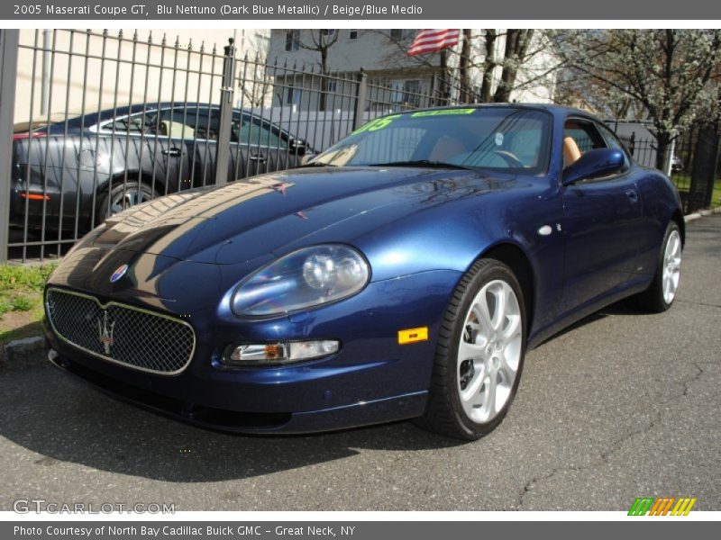 Blu Nettuno (Dark Blue Metallic) / Beige/Blue Medio 2005 Maserati Coupe GT