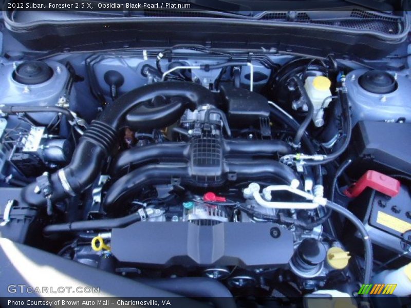 Obsidian Black Pearl / Platinum 2012 Subaru Forester 2.5 X