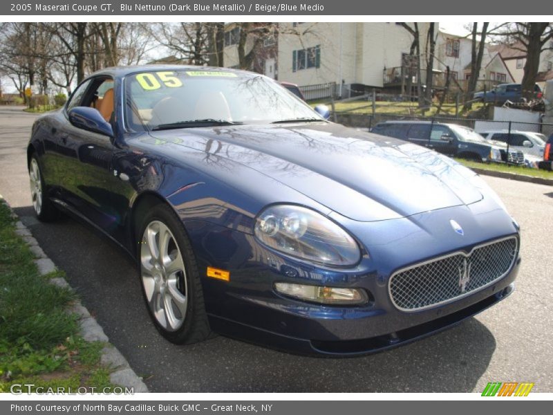 Blu Nettuno (Dark Blue Metallic) / Beige/Blue Medio 2005 Maserati Coupe GT
