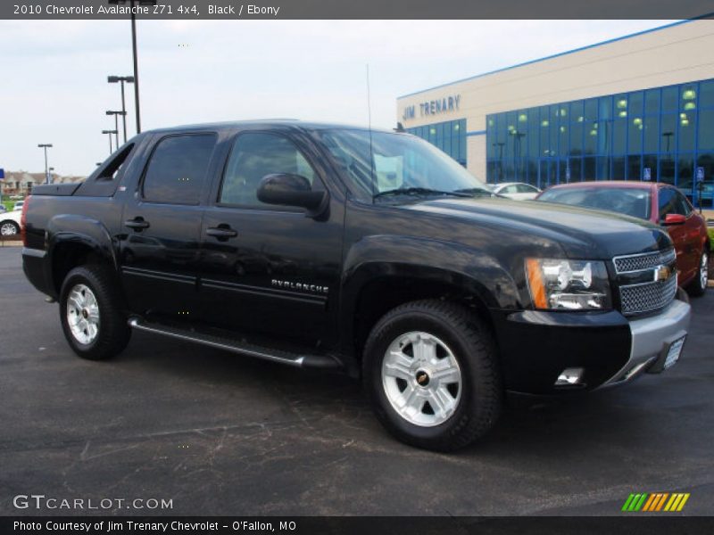 Black / Ebony 2010 Chevrolet Avalanche Z71 4x4