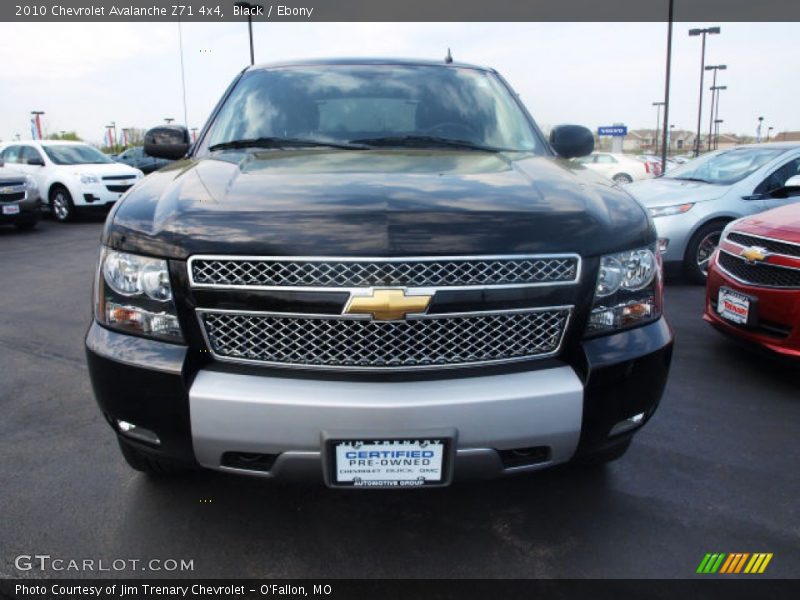 Black / Ebony 2010 Chevrolet Avalanche Z71 4x4