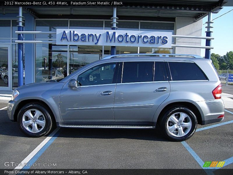 Paladium Silver Metallic / Black 2012 Mercedes-Benz GL 450 4Matic