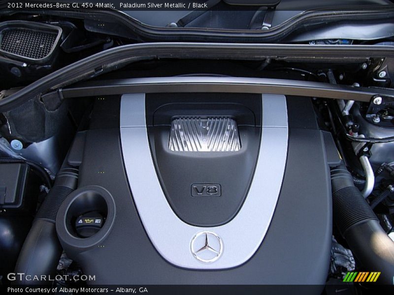 Paladium Silver Metallic / Black 2012 Mercedes-Benz GL 450 4Matic