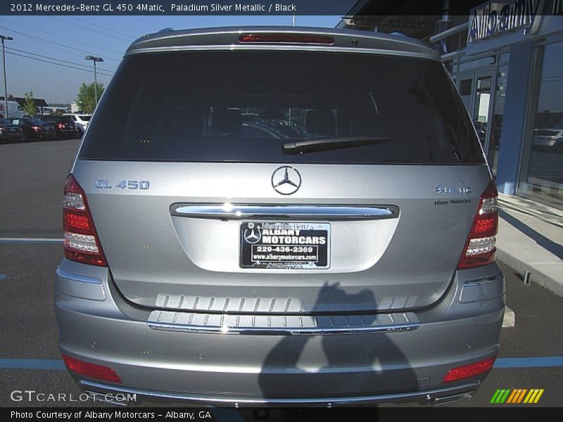 Paladium Silver Metallic / Black 2012 Mercedes-Benz GL 450 4Matic