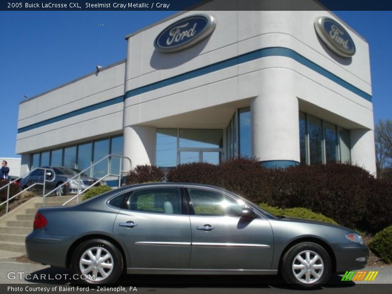 Steelmist Gray Metallic / Gray 2005 Buick LaCrosse CXL