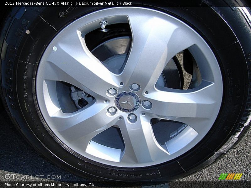 Paladium Silver Metallic / Black 2012 Mercedes-Benz GL 450 4Matic