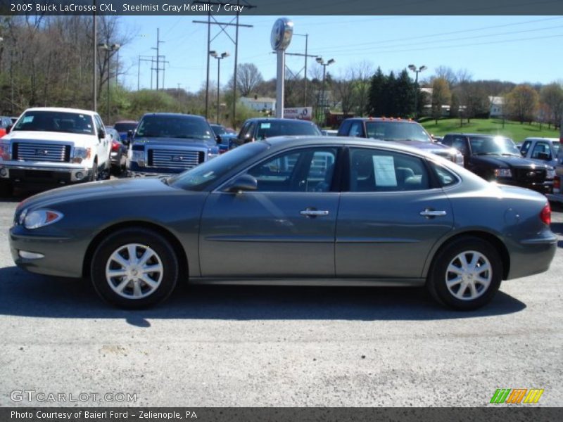Steelmist Gray Metallic / Gray 2005 Buick LaCrosse CXL