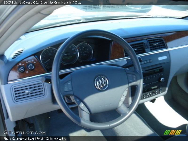 Steelmist Gray Metallic / Gray 2005 Buick LaCrosse CXL