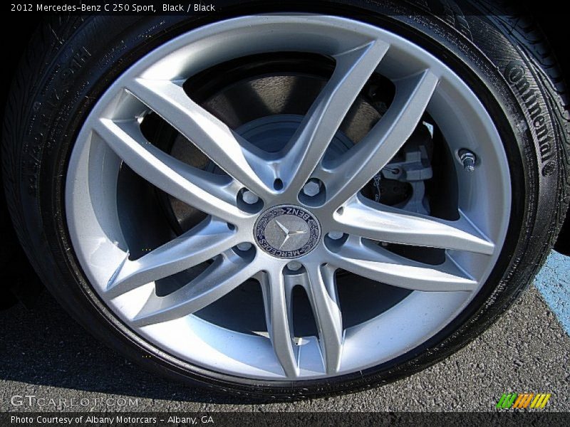 Black / Black 2012 Mercedes-Benz C 250 Sport