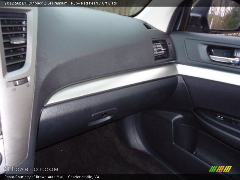 Ruby Red Pearl / Off Black 2012 Subaru Outback 2.5i Premium