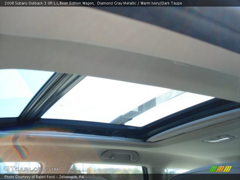 Diamond Gray Metallic / Warm Ivory/Dark Taupe 2008 Subaru Outback 3.0R L.L.Bean Edition Wagon