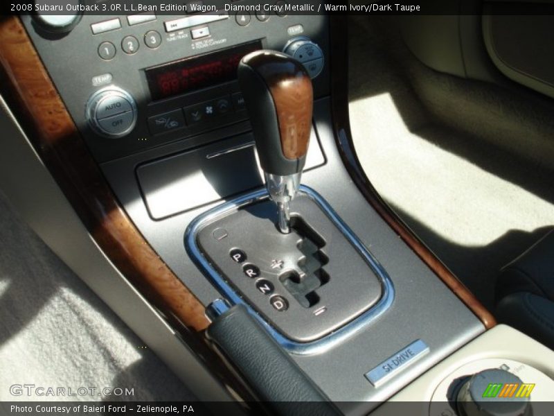 Diamond Gray Metallic / Warm Ivory/Dark Taupe 2008 Subaru Outback 3.0R L.L.Bean Edition Wagon