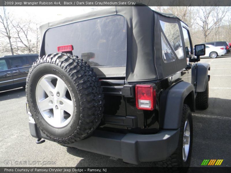 Black / Dark Slate Gray/Medium Slate Gray 2009 Jeep Wrangler Rubicon 4x4