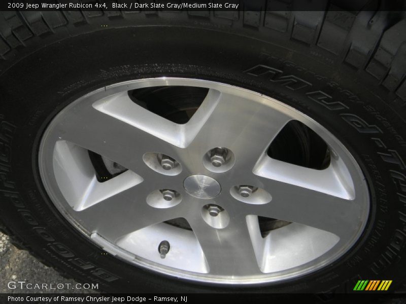 Black / Dark Slate Gray/Medium Slate Gray 2009 Jeep Wrangler Rubicon 4x4