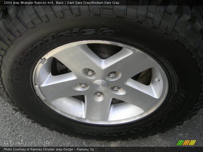 Black / Dark Slate Gray/Medium Slate Gray 2009 Jeep Wrangler Rubicon 4x4