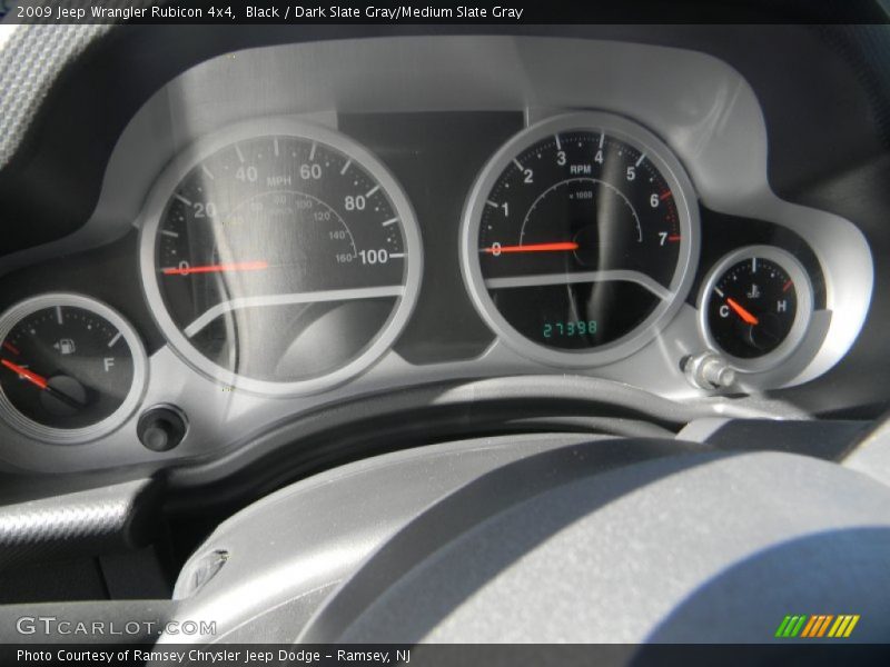 Black / Dark Slate Gray/Medium Slate Gray 2009 Jeep Wrangler Rubicon 4x4