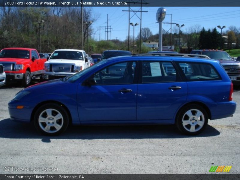 French Blue Metallic / Medium Graphite 2003 Ford Focus ZTW Wagon