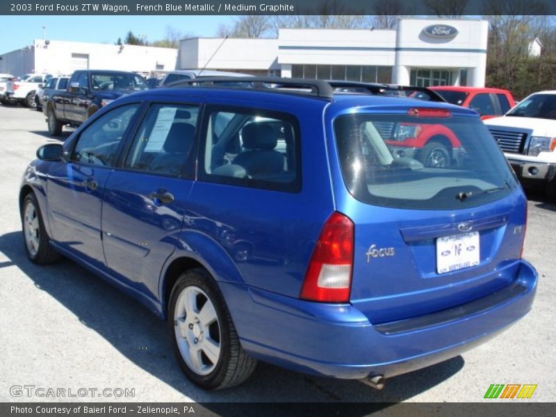 French Blue Metallic / Medium Graphite 2003 Ford Focus ZTW Wagon