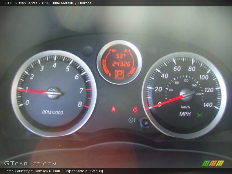 Blue Metallic / Charcoal 2010 Nissan Sentra 2.0 SR