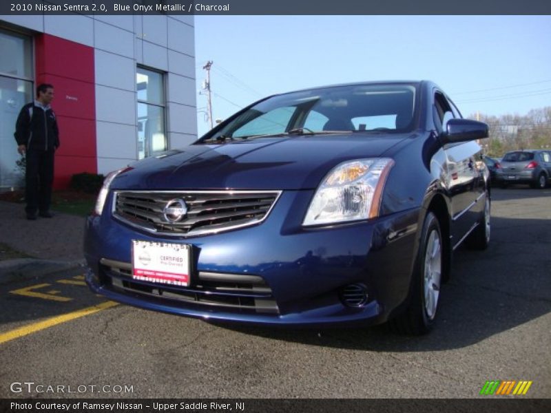 Blue Onyx Metallic / Charcoal 2010 Nissan Sentra 2.0