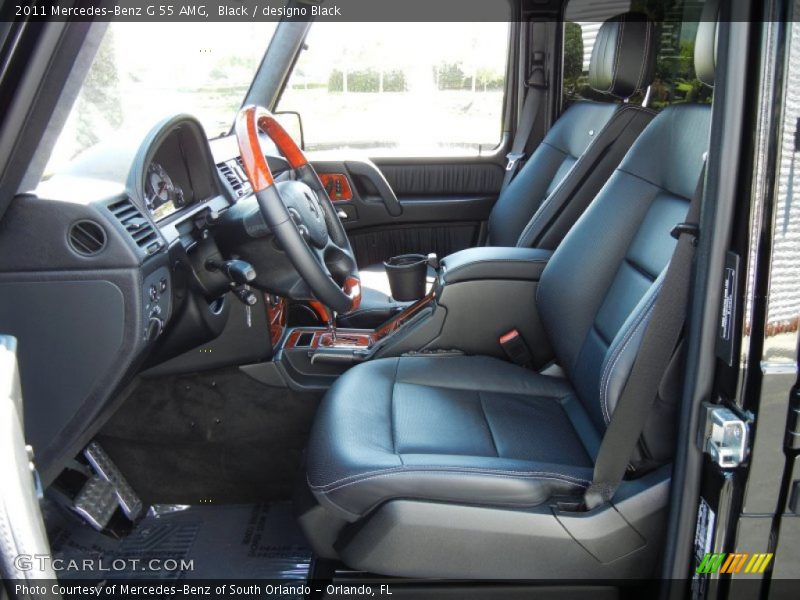  2011 G 55 AMG designo Black Interior