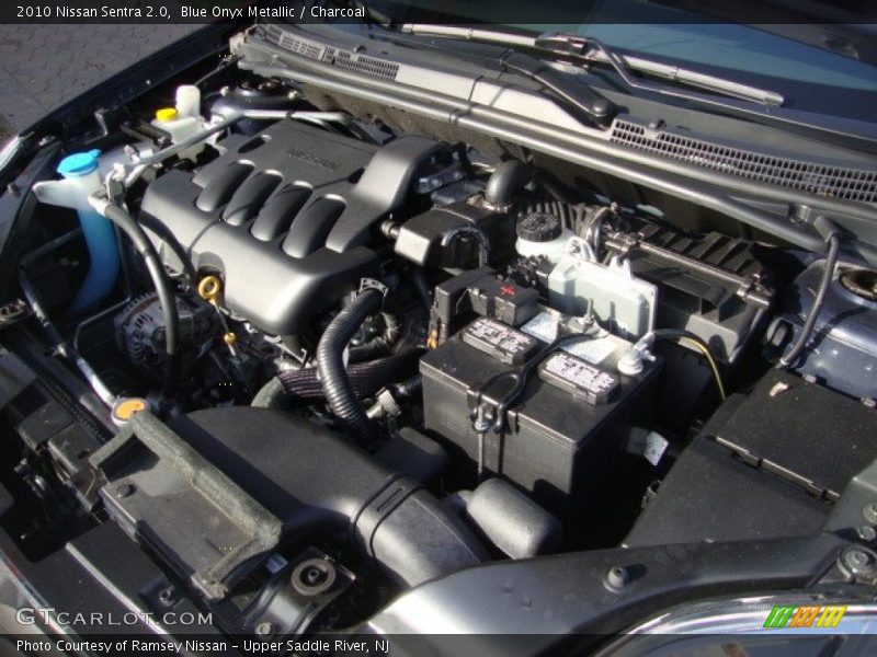 Blue Onyx Metallic / Charcoal 2010 Nissan Sentra 2.0