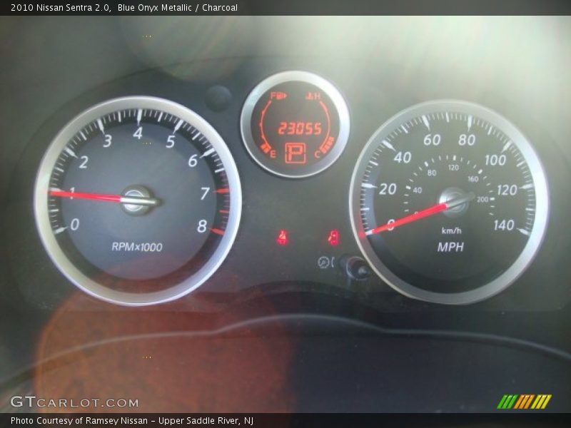 Blue Onyx Metallic / Charcoal 2010 Nissan Sentra 2.0