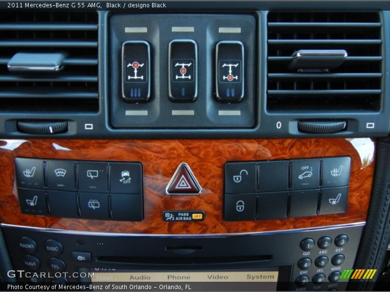 Controls of 2011 G 55 AMG