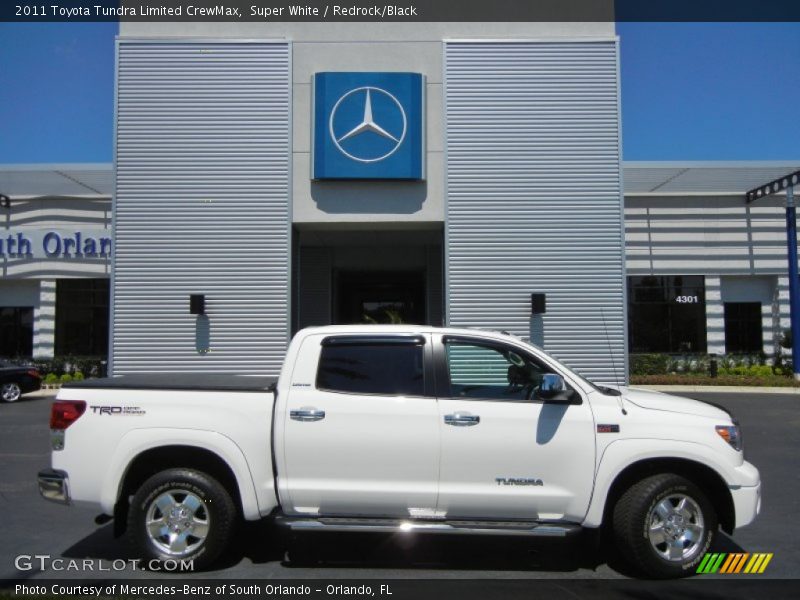 Super White / Redrock/Black 2011 Toyota Tundra Limited CrewMax