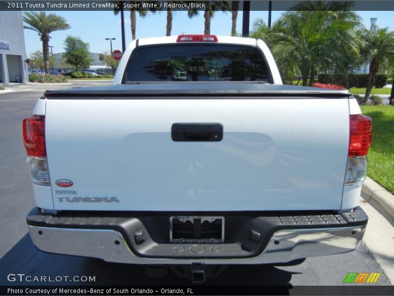 Super White / Redrock/Black 2011 Toyota Tundra Limited CrewMax