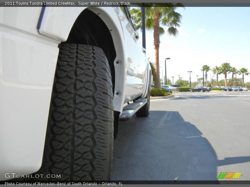 Super White / Redrock/Black 2011 Toyota Tundra Limited CrewMax