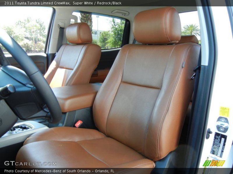 Front Seat of 2011 Tundra Limited CrewMax
