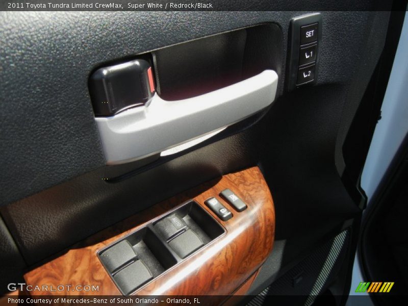 Super White / Redrock/Black 2011 Toyota Tundra Limited CrewMax