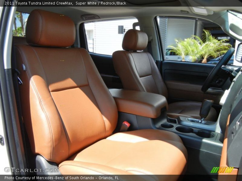 Super White / Redrock/Black 2011 Toyota Tundra Limited CrewMax