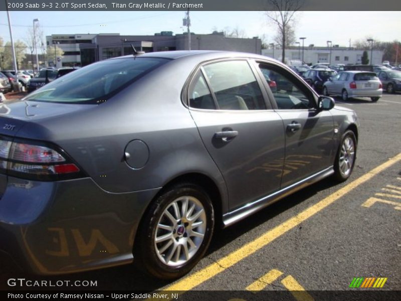 Titan Gray Metallic / Parchment 2009 Saab 9-3 2.0T Sport Sedan