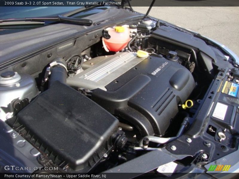 Titan Gray Metallic / Parchment 2009 Saab 9-3 2.0T Sport Sedan