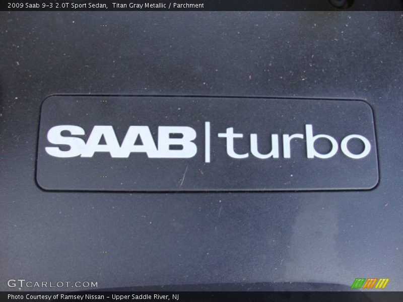 Titan Gray Metallic / Parchment 2009 Saab 9-3 2.0T Sport Sedan