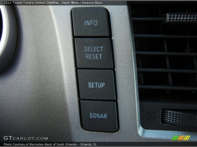 Super White / Redrock/Black 2011 Toyota Tundra Limited CrewMax