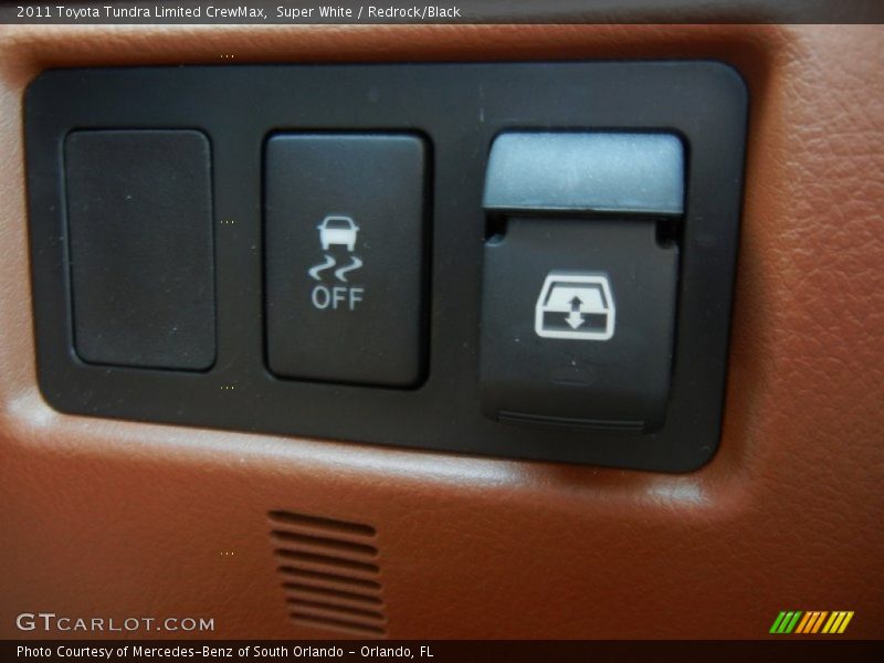 Super White / Redrock/Black 2011 Toyota Tundra Limited CrewMax