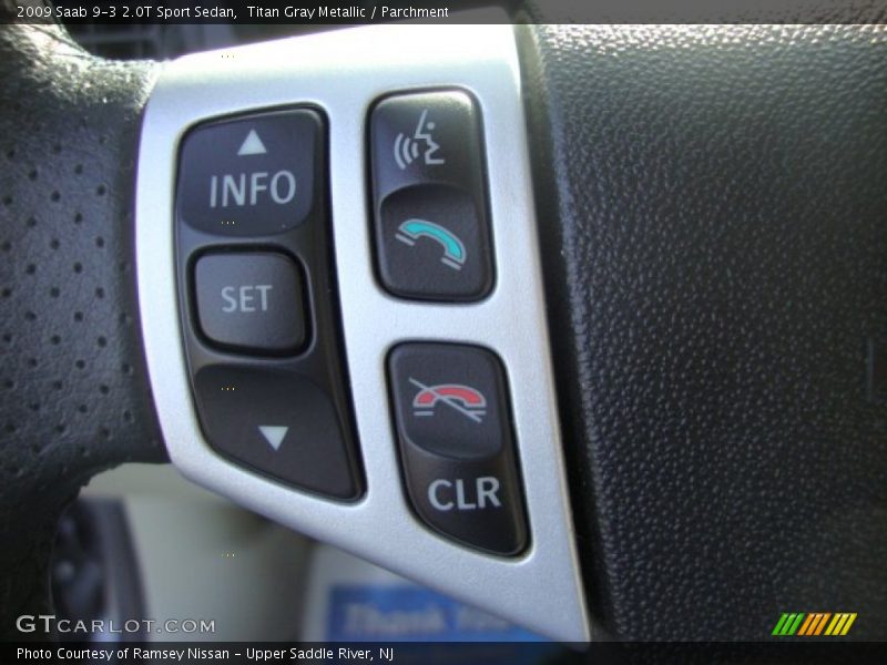 Titan Gray Metallic / Parchment 2009 Saab 9-3 2.0T Sport Sedan