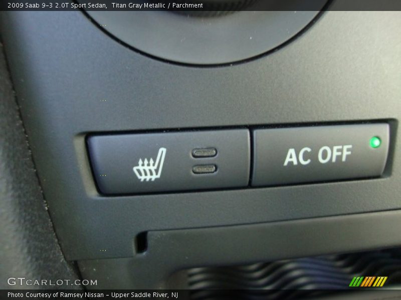 Titan Gray Metallic / Parchment 2009 Saab 9-3 2.0T Sport Sedan