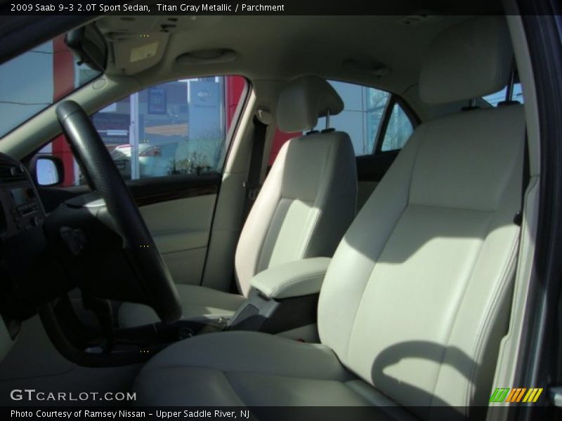 Titan Gray Metallic / Parchment 2009 Saab 9-3 2.0T Sport Sedan