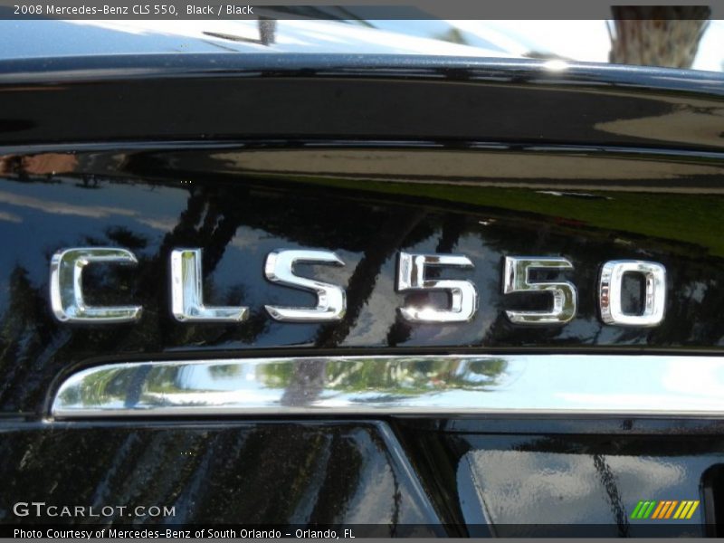 Black / Black 2008 Mercedes-Benz CLS 550