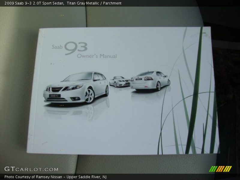 Titan Gray Metallic / Parchment 2009 Saab 9-3 2.0T Sport Sedan