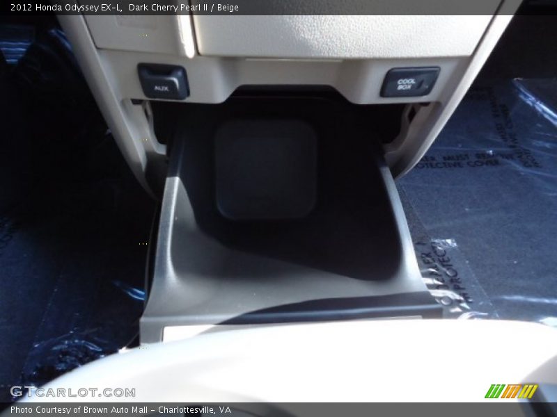 Dark Cherry Pearl II / Beige 2012 Honda Odyssey EX-L