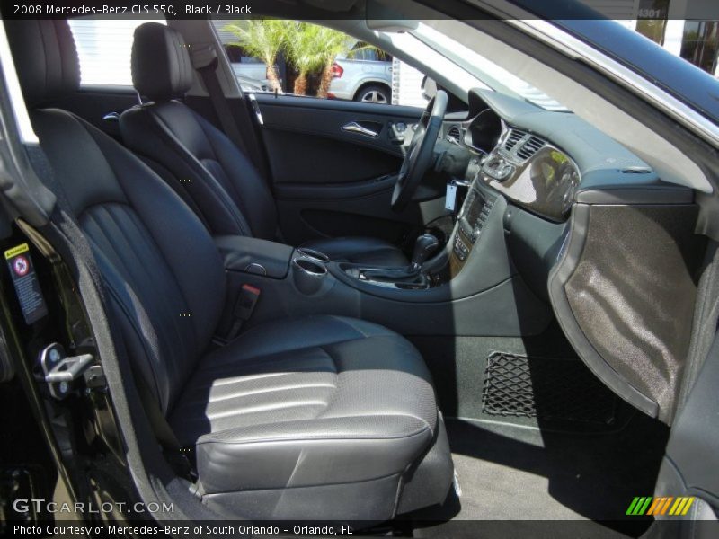 Black / Black 2008 Mercedes-Benz CLS 550