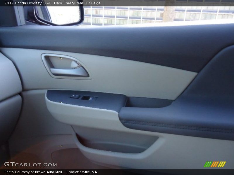 Dark Cherry Pearl II / Beige 2012 Honda Odyssey EX-L