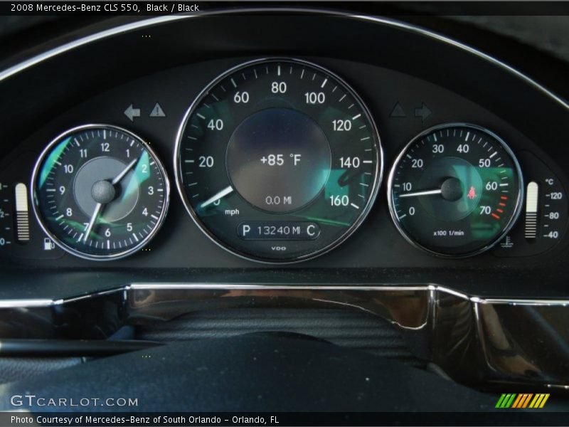 Black / Black 2008 Mercedes-Benz CLS 550