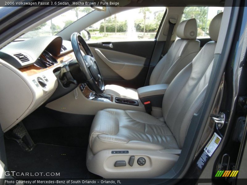  2006 Passat 3.6 Sedan Pure Beige Interior