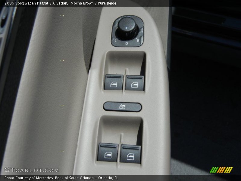 Controls of 2006 Passat 3.6 Sedan